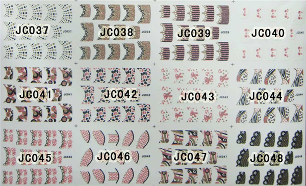 JC nail sticker