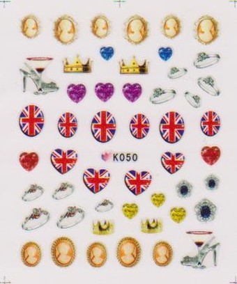 K50 nail sticker