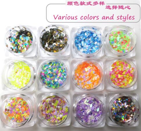 12 different color sequins G TWO