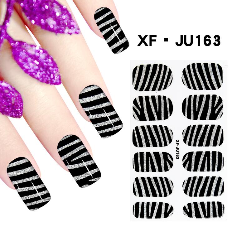 JU068-163 polish nail sticker
