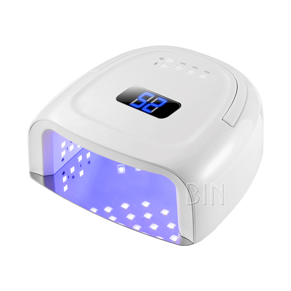 BIN New Private Label 60W Cordless Rechargeable UV Led Nail Lamp