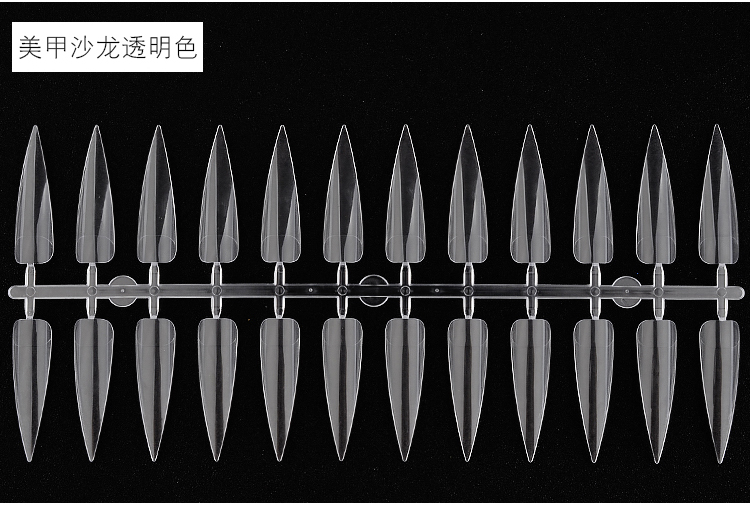 BY-NT-37 Long Sharp Stiletto Nail Display Tips