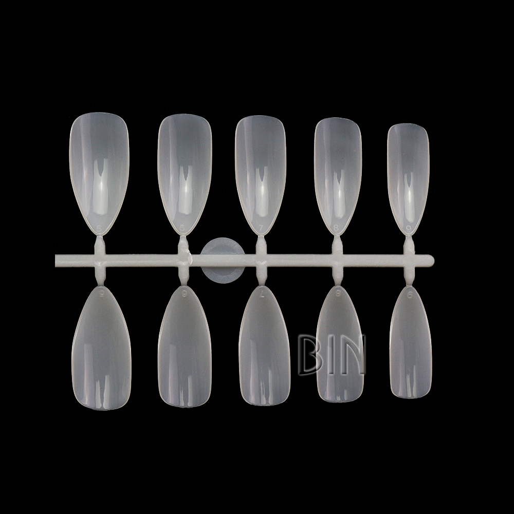 BY-NT-36 Water Drop Nail Tips Clear Color