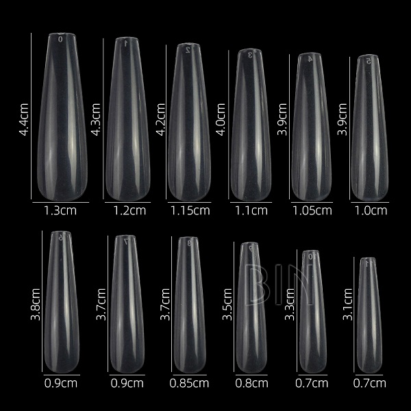 BY-NT-66 Extra long full cover new nail tips