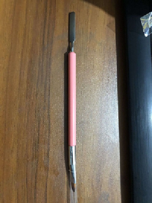 nail steel pusher pen take glue pen