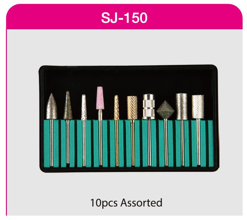 BY-SJ-150 10pcs/set nail drill bits