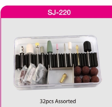 BY-SJ-220 32pc/SETS High quality Nail brush Bits