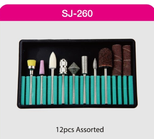 BY-SJ-260 High quality Nail brush Bits sets