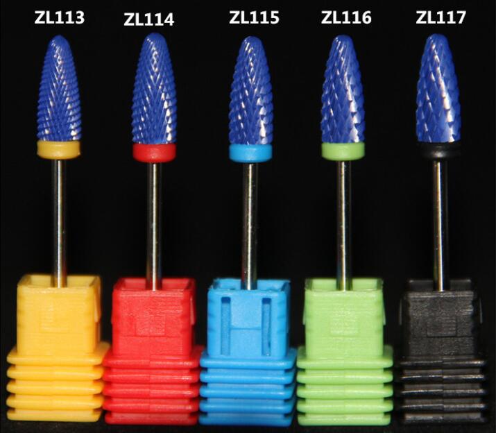 BY-ZL113-117 ceramic Nail Drill bits